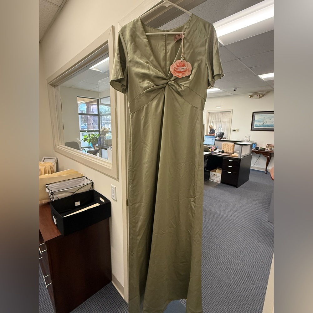 Show Me Your MuMu Sage Green Maxi Dress